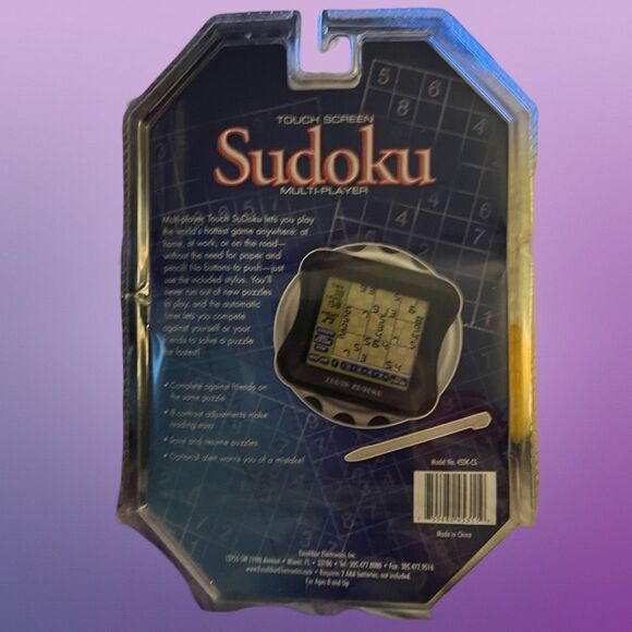 NIP Excalibur Touch Screen SuDoku Multi Player Electronic Handheld Game B13 - Picture 4 of 4